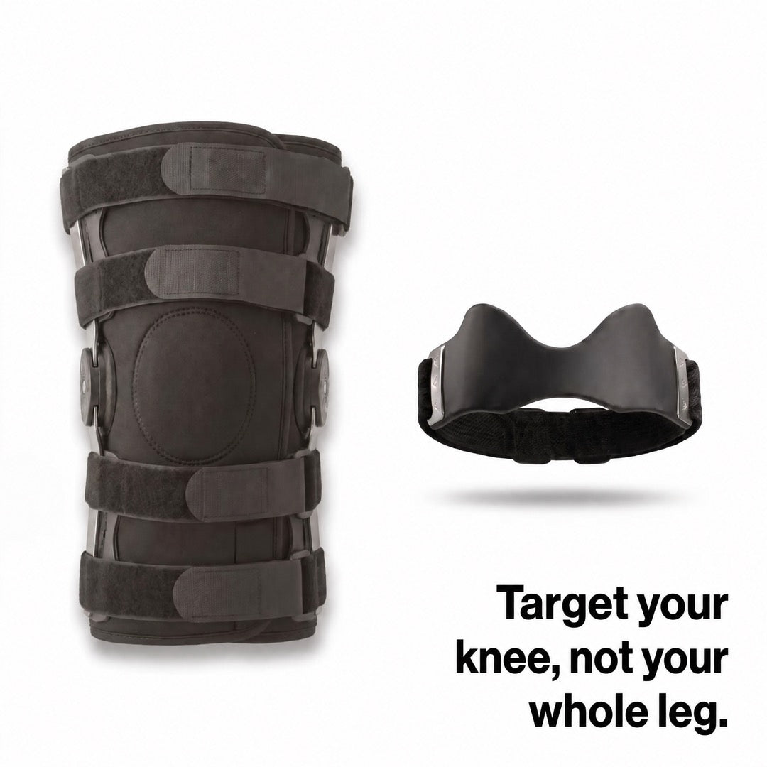 Target your knee, not your whole leg